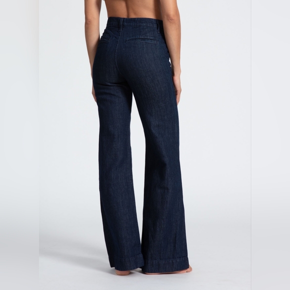 Denim Trouser Indigo Linen - Picture 3 of 9